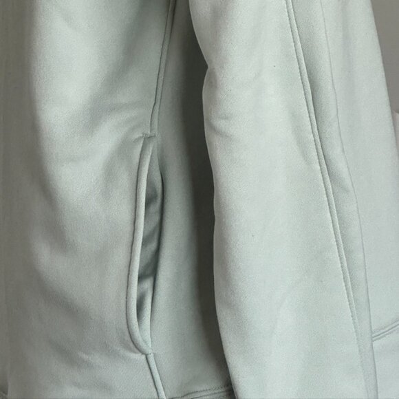 UA UNDER ARMOUR Atlas Green Logo Sweatshirt M | Funnel Neck Relaxed Camouflage - Picture 7 of 10